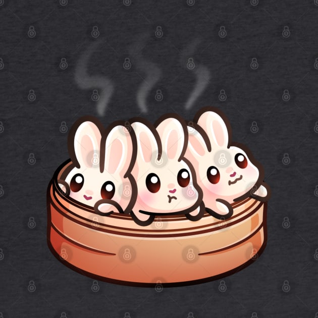 Steamed Buns - Steamer Basket Bunnies by Sammy Doo